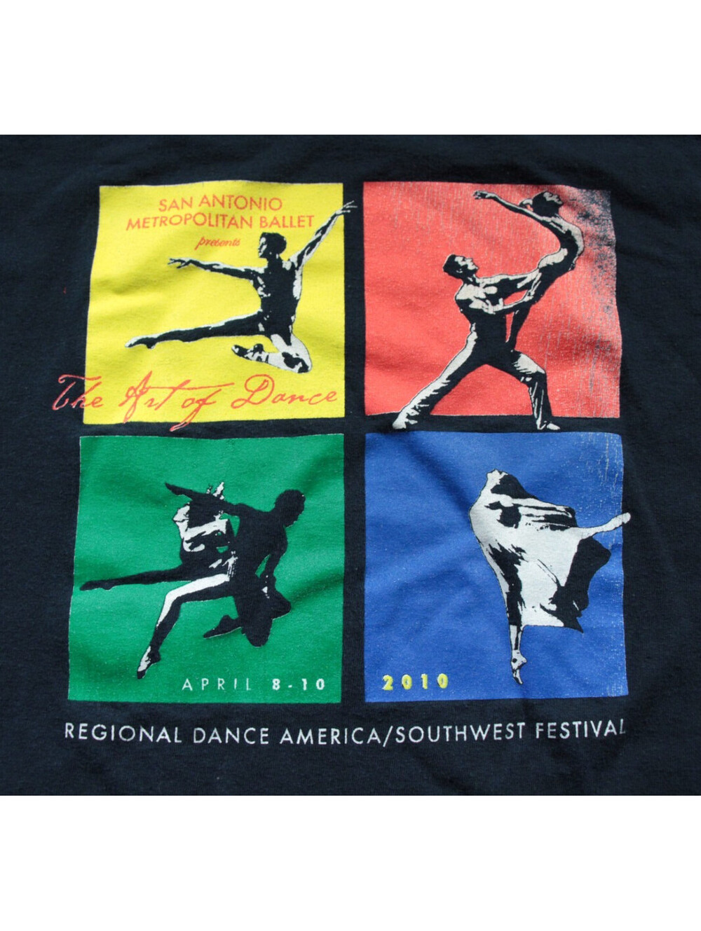 San Antonio Metropolitan Ballet The Art of Dance America T-Shirt Festival 2010